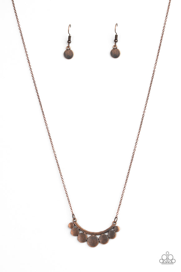 Gilded Guide - Copper - Paparazzi Necklace