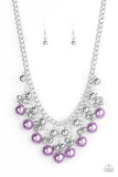 Paparazzi "Pearl Appraisal" Purple Necklace & Earring Set Paparazzi Jewelry