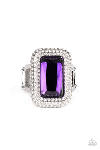 Paparazzi "A Grand STATEMENT-MAKER" Purple Ring Paparazzi Jewelry