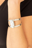 Paparazzi "Quarry Queen" White Bracelet Paparazzi Jewelry