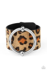 Paparazzi "Asking Fur Trouble" Brown Wrap Bracelet Paparazzi Jewelry