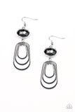 Paparazzi "Drop-Dead Glamorous" Silver Earrings Paparazzi Jewelry