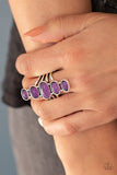 Paparazzi "Stone Sublime" Purple Ring Paparazzi Jewelry