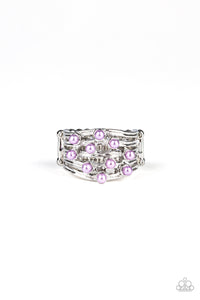 Paparazzi "Bubbles and Baubles" Purple Ring Paparazzi Jewelry