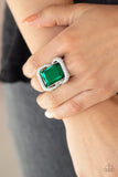 Paparazzi "Deluxe Decadence" Green Ring Paparazzi Jewelry