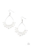 Paparazzi "5th Avenue Appeal" White Earrings Paparazzi Jewelry