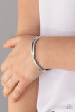 Paparazzi "Crossing Over" Silver Bracelet Paparazzi Jewelry