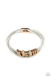 Paparazzi "Magnetically Metro" Gold Bracelet Paparazzi Jewelry