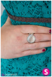 Paparazzi "The Eye Of the Beholder - White" ring Paparazzi Jewelry