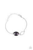 Paparazzi "Glamorous Glow" Purple Bracelet Paparazzi Jewelry
