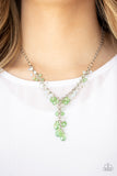 Paparazzi "Iridescent Illumination" Green Necklace & Earring Set Paparazzi Jewelry