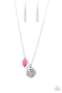 Paparazzi "Free-Spirited Forager" Pink Necklace & Earring Set Paparazzi Jewelry
