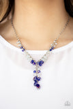 Paparazzi "Iridescent Illumination" Blue Necklace & Earring Set Paparazzi Jewelry