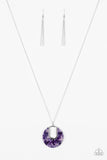 Paparazzi "Setting The Fashion" Purple Necklace & Earrings Set Paparazzi Jewelry