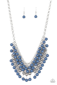 Paparazzi "Jubilant Jingle" Blue Necklace & Earring Set Paparazzi Jewelry