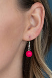 Paparazzi VINTAGE VAULT "A La Vogue" Pink Necklace & Earring Set Paparazzi Jewelry