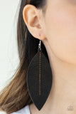 Paparazzi "Naturally Beautiful" Black Earrings Paparazzi Jewelry