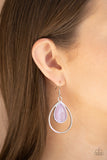 Paparazzi "Color Me Cool" Purple Earrings Paparazzi Jewelry