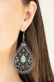 Paparazzi VINTAGE VAULT "Eden Glow" Green Earrings Paparazzi Jewelry