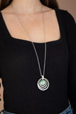 Paparazzi "A Diamond A Day" Green Necklace & Earring Set Paparazzi Jewelry