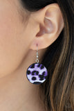Paparazzi "Here Kitty, Kitty" Purple Necklace & Earring Set Paparazzi Jewelry