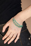 Paparazzi "Prismatic Posh" Green Bracelet Paparazzi Jewelry