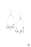 Paparazzi "Fierce Frontier" White Earrings Paparazzi Jewelry