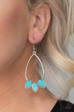 Paparazzi "Fierce Frontier" Blue Earrings Paparazzi Jewelry