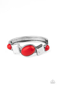 Paparazzi "Abstract Appeal" Red Bracelet Paparazzi Jewelry