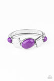 Paparazzi "Abstract Appeal" Purple Bracelet Paparazzi Jewelry