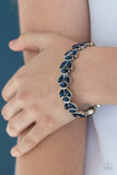 Paparazzi "Gilded Gardens" Blue Bracelet Paparazzi Jewelry