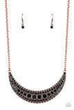 Paparazzi "Moon Child Magic" Copper Necklace & Earring Set Paparazzi Jewelry