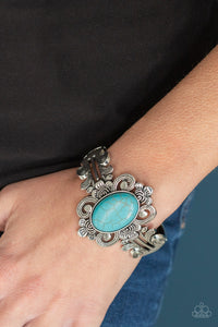 Paparazzi "Mojave Mystic" Blue Exclusive Bracelet Paparazzi Jewelry