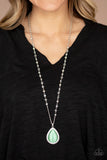 Paparazzi "Fashion Flaunt" Green Necklace & Earring Set Paparazzi Jewelry