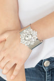 Paparazzi "The Fashionmonger" Exclusive White Bracelet Paparazzi Jewelry