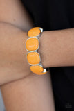 Paparazzi "Vivacious Volume" Orange Bracelet Paparazzi Jewelry
