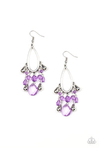 Paparazzi "Summer Catch" Purple Earrings Paparazzi Jewelry