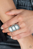 Paparazzi "Radiant Rubble" White Ring Paparazzi Jewelry