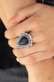 Paparazzi "Desert Escape" Black Ring Paparazzi Jewelry