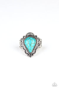 Paparazzi "Desert Escape" Blue Turquoise Ring Paparazzi Jewelry