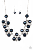 Paparazzi "Night at the Symphony" Blue Necklace & Earring Set Paparazzi Jewelry