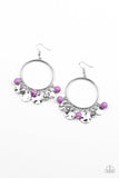 Paparazzi VINTAGE VAULT "Chroma Chimes" Purple Earrings Paparazzi Jewelry