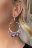 Paparazzi VINTAGE VAULT "Chroma Chimes" Purple Earrings Paparazzi Jewelry