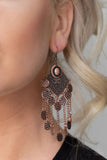 Paparazzi "Garden Explorer" Copper Earrings Paparazzi Jewelry