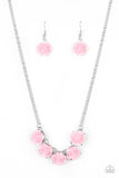 Paparazzi "Garden Party Posh" Pink Necklace & Earring Set Paparazzi Jewelry