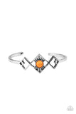 Paparazzi "Dainty Deco" Orange Bracelet Paparazzi Jewelry