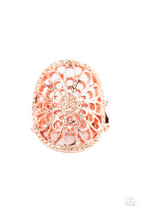 Paparazzi VINTAGE VAULT "Springtime Shimmer" Copper Ring Paparazzi Jewelry