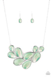 Paparazzi "Iridescently Irresistible" Green Necklace & Earring Set Paparazzi Jewelry