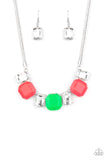 Paparazzi "Royal Crest" Pink Necklace & Earring Set Paparazzi Jewelry