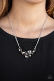 Paparazzi "Constellation Collection" Silver Necklace & Earring Set Paparazzi Jewelry